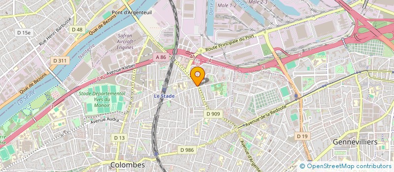 localisation de l'entreprise SPEAK PHONE à COLOMBES