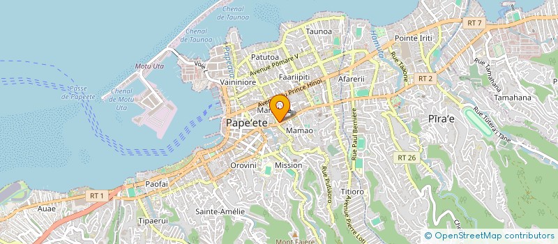 localisation de l'entreprise SPEAK TAHITI PARAPARAU TAHITI à PAPEETE