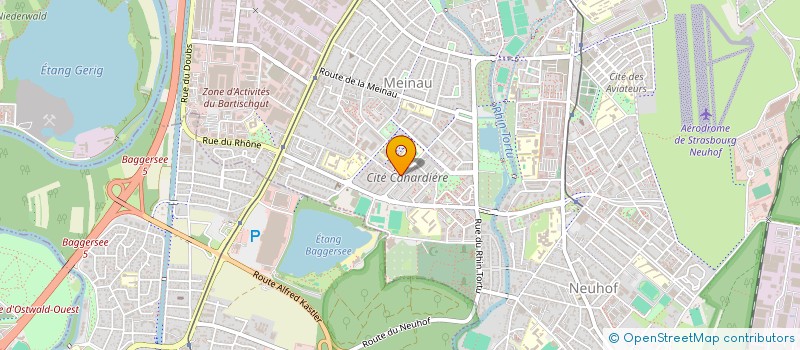 localisation de l'entreprise SPEAKER à STRASBOURG