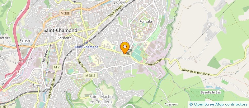 localisation de l'entreprise SPEAR & JACKSON FRANCE SA  SAINT-CHAMOND