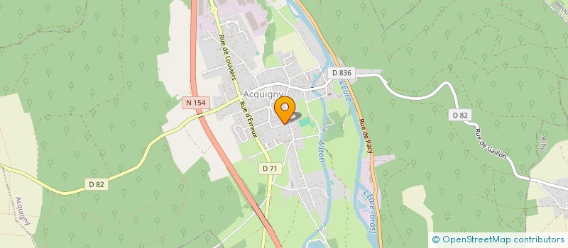localisation de l'entreprise SPEB à ACQUIGNY