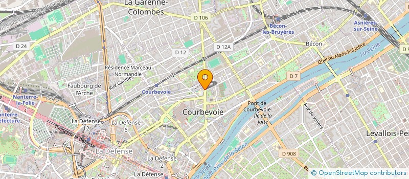 localisation de l'entreprise SPEC AGPF à COURBEVOIE