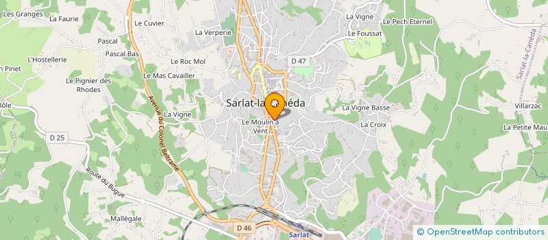 localisation de l'entreprise SPEC ALBIE-DELPECH AGENTS GENERAUX D'ASSURANCE à SARLAT-LA-CANEDA