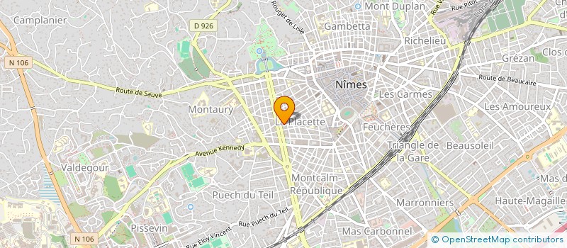 localisation de l'entreprise SPEC AUBOURG EYMERY  NIMES