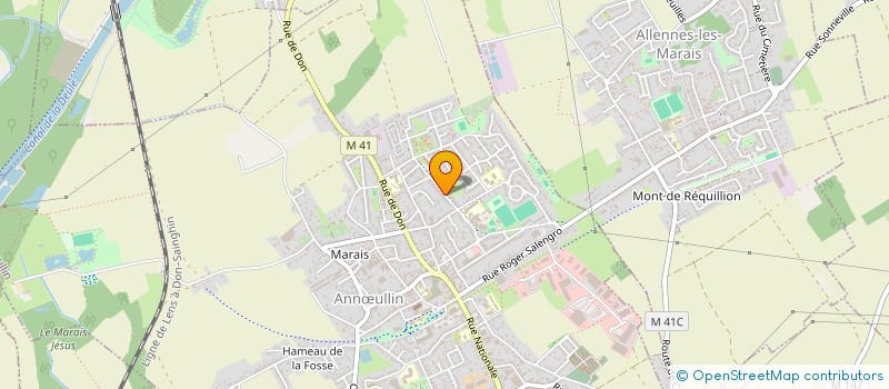 localisation de l'entreprise SPEC B.WELSCH - K.DECAUX  ANNULLIN