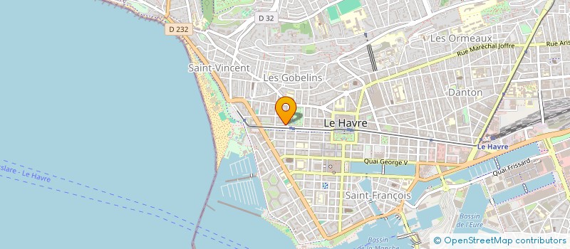 localisation de l'entreprise SPEC BEHAR DESANGLOIS à LE HAVRE