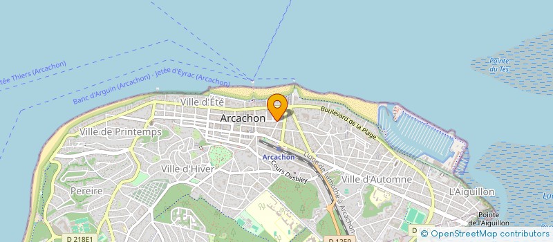 localisation de l'entreprise SPEC BELVAL VERGNE  ARCACHON