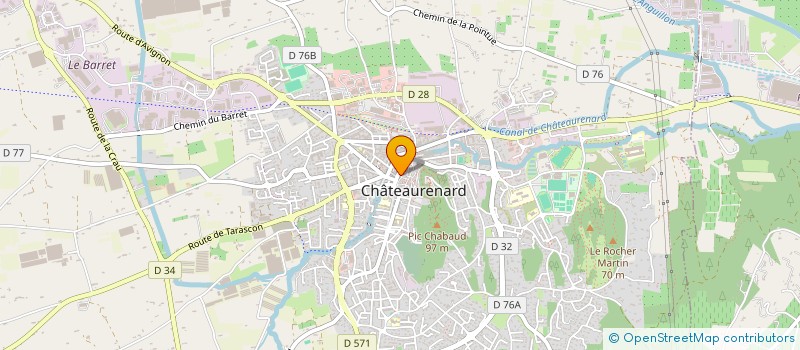 localisation de l'entreprise SPEC BERTHOD GUILLO à CHATEAURENARD