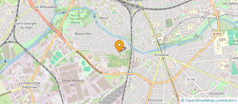 localisation de l'entreprise SPEC BRETOT-LEROUX AGENTS GENERAUX ASSOCIES AXA  LE MANS