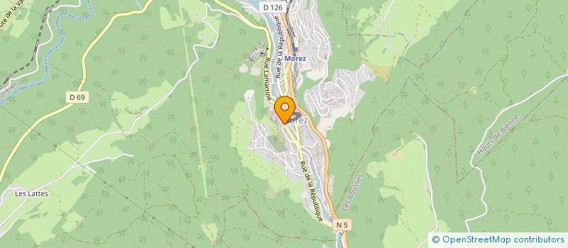localisation de l'entreprise SPEC BUNOD SACHETAT à HAUTS DE BIENNE
