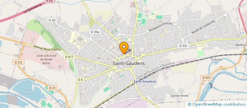 localisation de l'entreprise SPEC CAZAUX FOURTANIER  SAINT-GAUDENS