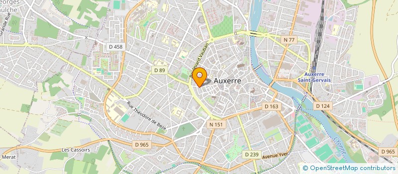 localisation de l'entreprise SPEC CH.VAN DEN EYNDE-PH.DUBOIS à AUXERRE
