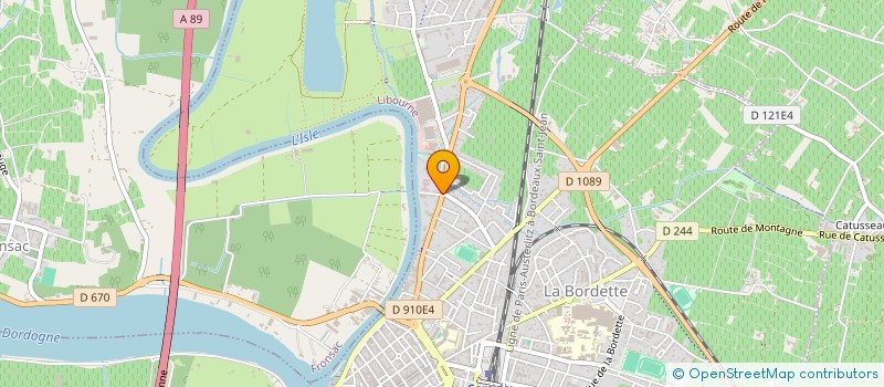 localisation de l'entreprise SPEC CHIBERRY EGRETAUD à LIBOURNE