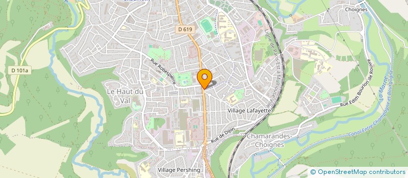 localisation de l'entreprise SPEC CRHM à CHAUMONT