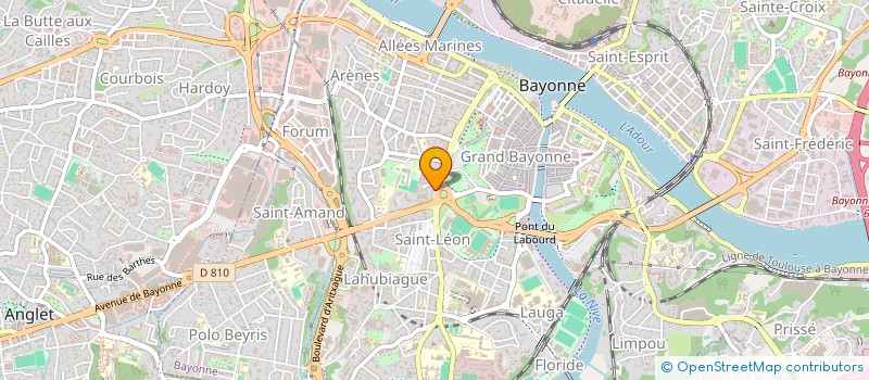 localisation de l'entreprise SPEC DDT AXA ASSURANCES à BAYONNE