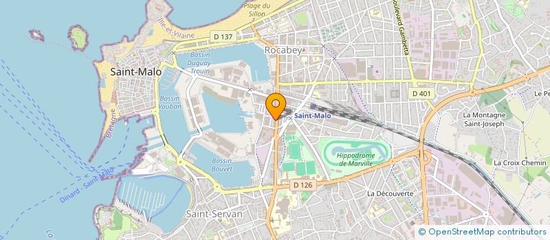 localisation de l'entreprise SPEC DE LA VILLEON - RICARD à SAINT-MALO