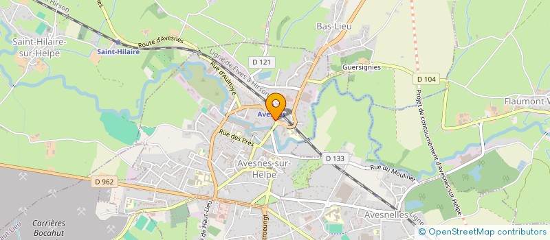 localisation de l'entreprise SPEC DEGAIGNE HIANNE  AVESNES-SUR-HELPE