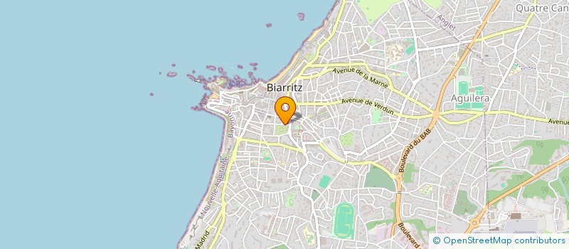 localisation de l'entreprise SPEC DG ASSURANCE BANQUE à BIARRITZ