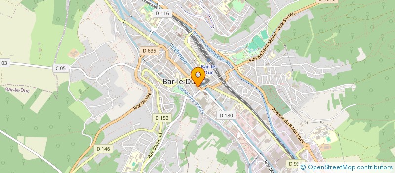 localisation de l'entreprise SPEC E. JADOT JM.TESTOT ET S.NONY à BAR-LE-DUC