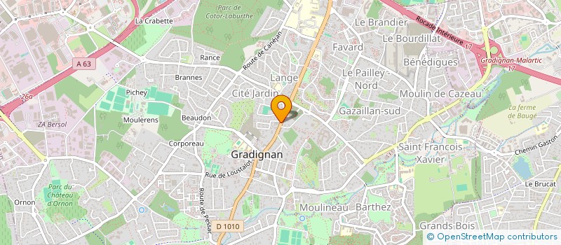 localisation de l'entreprise SPEC ECHAKIR ARROUAYS  GRADIGNAN