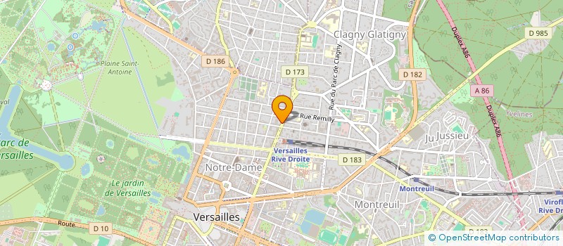 localisation de l'entreprise SPEC EVENOU BOULIER ASSOCIES  VERSAILLES