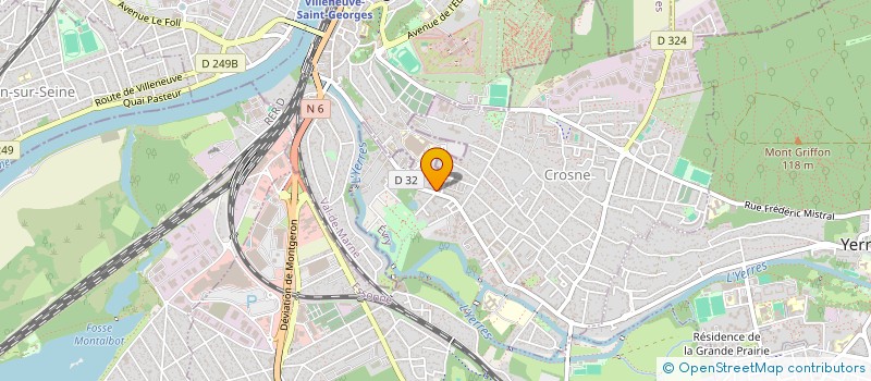 localisation de l'entreprise SPEC F&G ASSOCIES  CROSNE