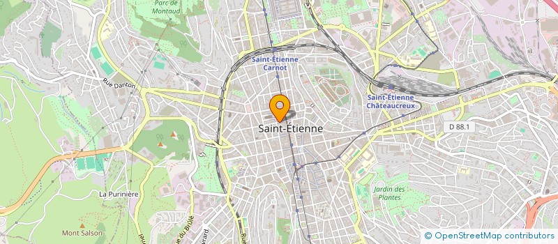 localisation de l'entreprise SPEC FLORENTIN-GROS  SAINT-ETIENNE