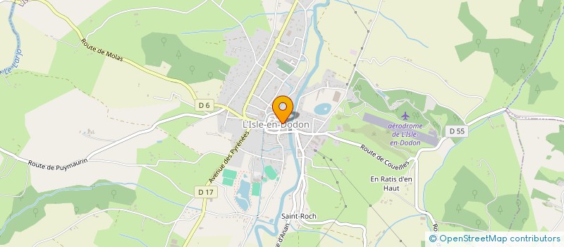 localisation de l'entreprise SPEC GESTAS NINARD  L'ISLE-EN-DODON