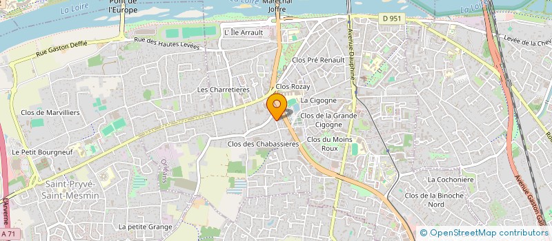 localisation de l'entreprise SPEC GIRARD-PINCHAUX à ORLEANS