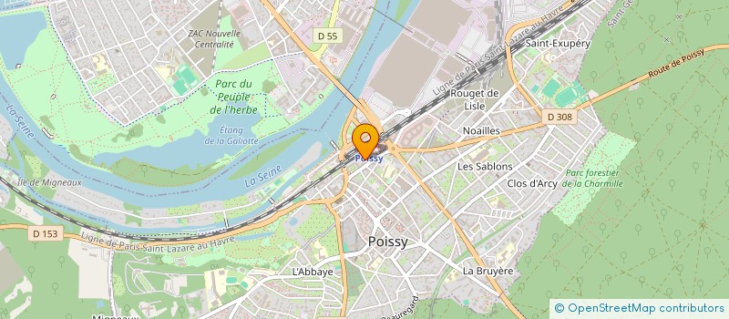 localisation de l'entreprise SPEC HAVET RESTIVO GUIEU  POISSY