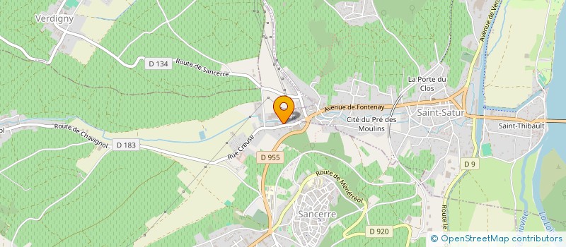 localisation de l'entreprise SPEC HAVEZ RAFFAITIN  SANCERRE