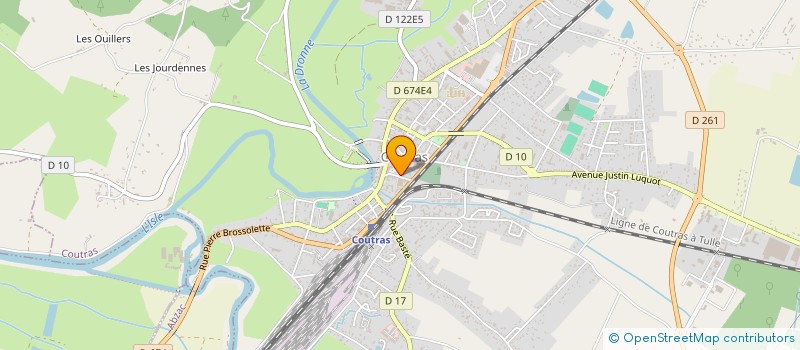 localisation de l'entreprise SPEC HIREL CAUDROIT  COUTRAS