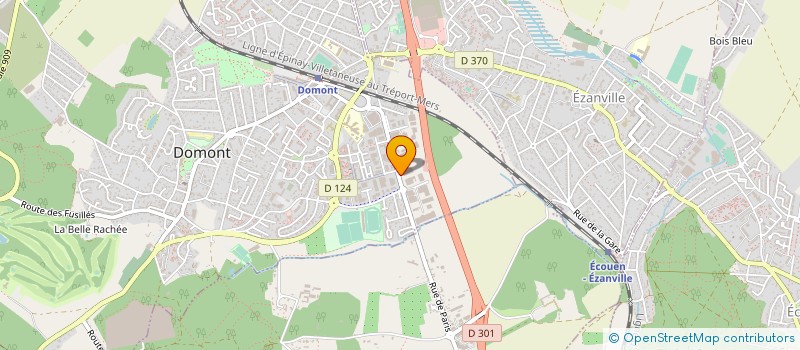 localisation de l'entreprise SPEC IDF  DOMONT