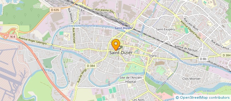 localisation de l'entreprise SPEC INTINS VERPILLOT à SAINT-DIZIER