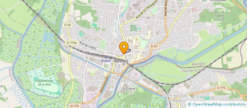 localisation de l'entreprise SPEC J PAUMIER ET O GUILLEMOT  REDON