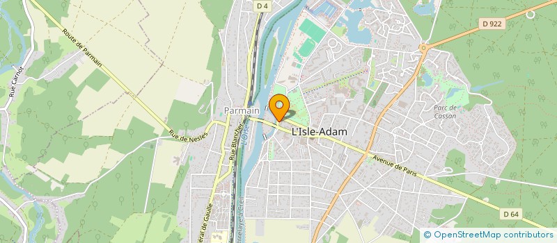 localisation de l'entreprise SPEC KLOECKNER BUSSARD  L'ISLE-ADAM