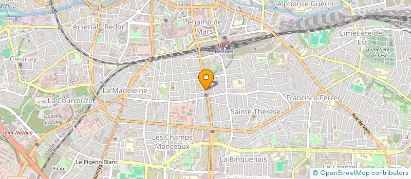 localisation de l'entreprise SPEC LEMAINE-GUELLEC-CHAILLON  RENNES