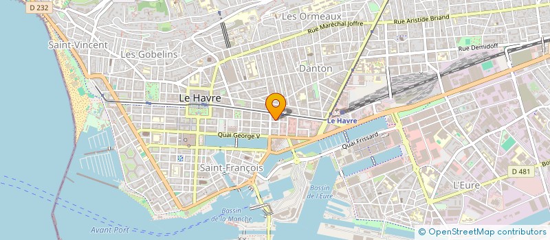 localisation de l'entreprise SPEC LEMONNIER TASSERIE à LE HAVRE