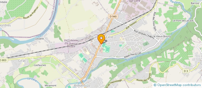 localisation de l'entreprise SPEC LHERM VAURS  BIARS-SUR-CERE