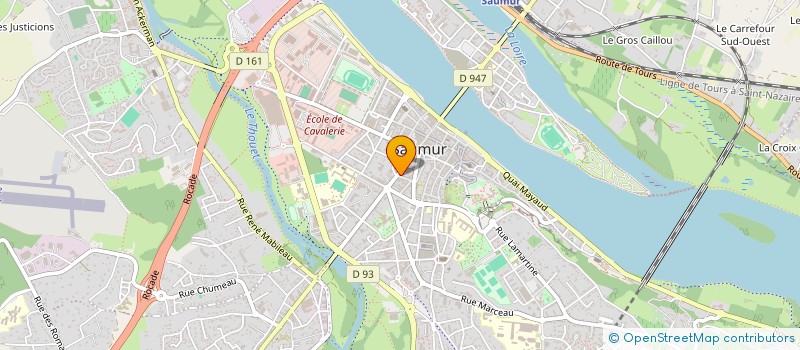 localisation de l'entreprise SPEC MERLET BERTON ASSURANCES à SAUMUR