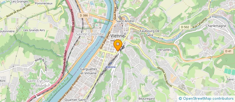 localisation de l'entreprise SPEC MIALON BOUFFAUD à VIENNE