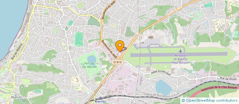 localisation de l'entreprise SPEC MR LARRALDE ET MR PHILIBERT CREMEAUX à BIARRITZ