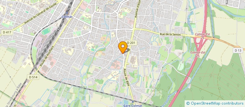 localisation de l'entreprise SPEC  NATHALIE ET STEPHANE HERTZOG  COLMAR