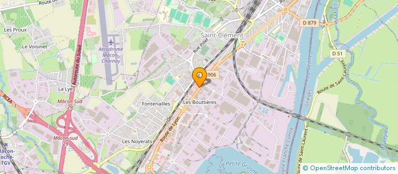 localisation de l'entreprise SPEC NICOLAS CARON  MACON