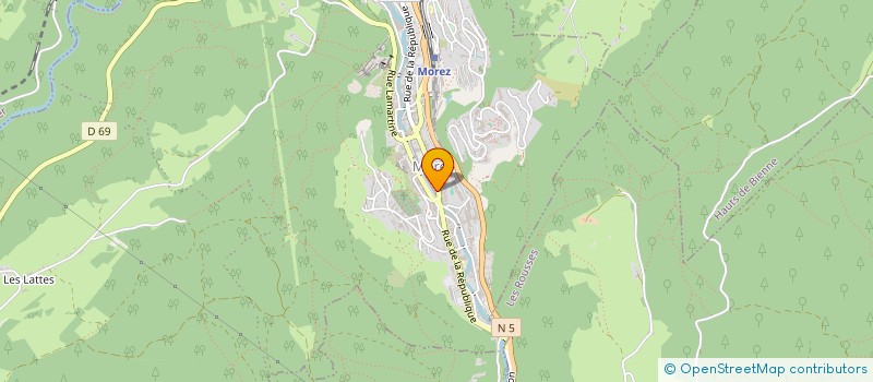 localisation de l'entreprise SPEC NOEL PANTALEAO  HAUTS DE BIENNE