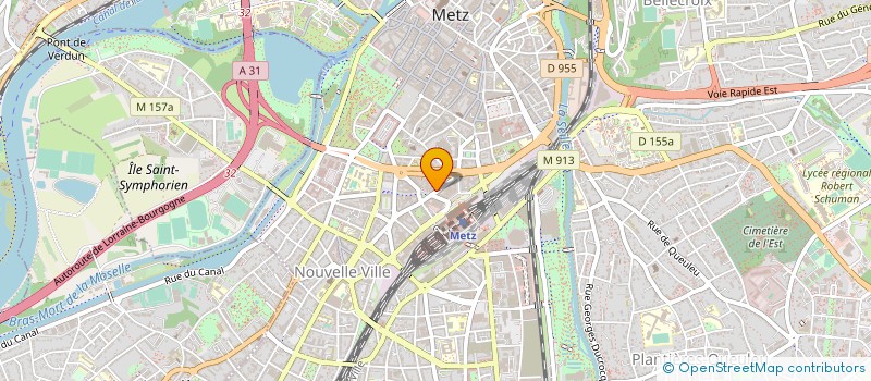 localisation de l'entreprise SPEC PEYRON SIMON  METZ