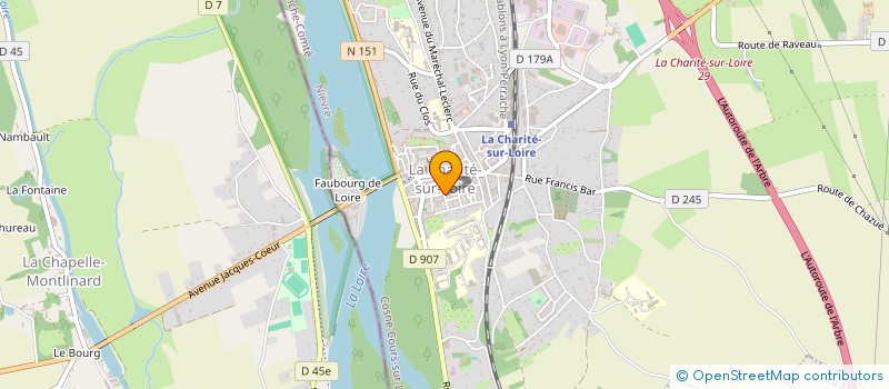 localisation de l'entreprise SPEC PHAV à LA CHARITE-SUR-LOIRE