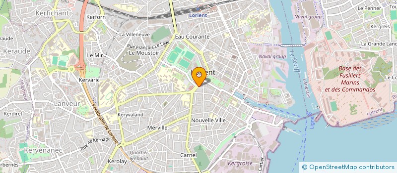 localisation de l'entreprise SPEC POTIER BELLEC à LORIENT