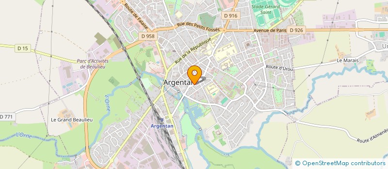 localisation de l'entreprise SPEC POUPINET - GIGAN à ARGENTAN