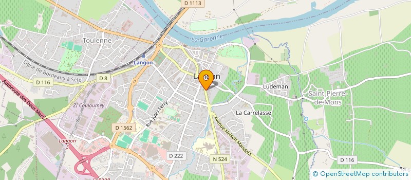 localisation de l'entreprise SPEC ROBERT DOMEJEAN SICHI  LANGON